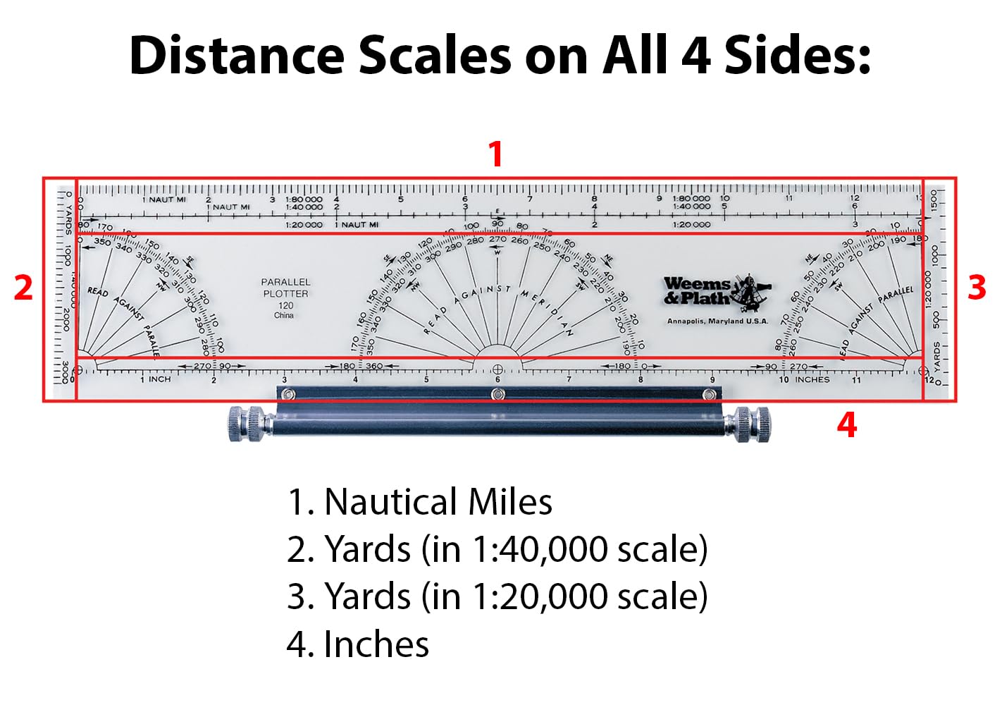 Weems & Plath Marine-Navigation Parallelplotter