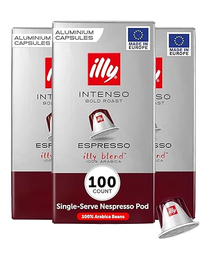 Miniatura 9 de illy Cápsulas expreso de aluminio, compatibles con máquinas Nespresso, Classico, Forte, Intenso, Descafeinado, Classico Lungo Roasts, Variedad, 10