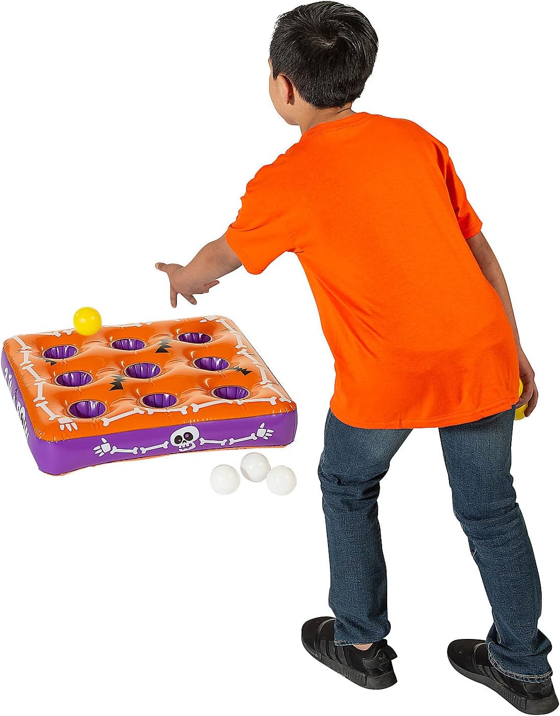 Fun Express Inflatable 3 in a Row Halloween Game