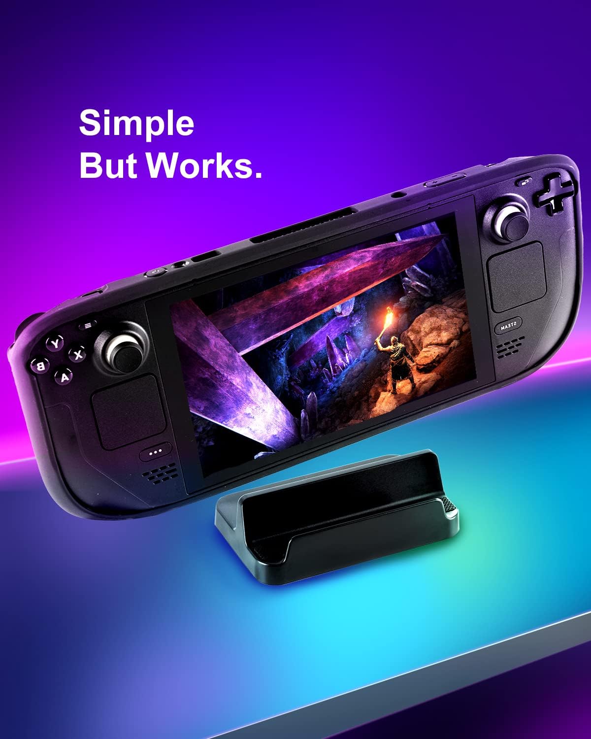 Simple Steam Deck Stand, Solid Steam Deck Stand, Compact Size Steam Deck Accessories