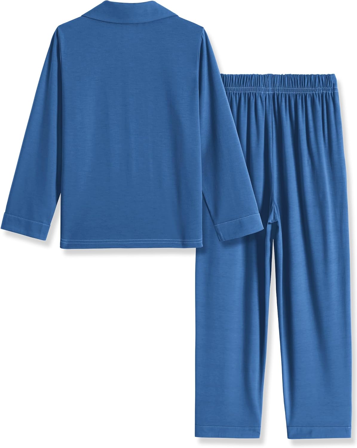 Arshiner Boys Pajamas Set Long Sleeve Button-Down Sleepwear 2 Piece Pjs Set for Boys 5-13 Years - Image 5