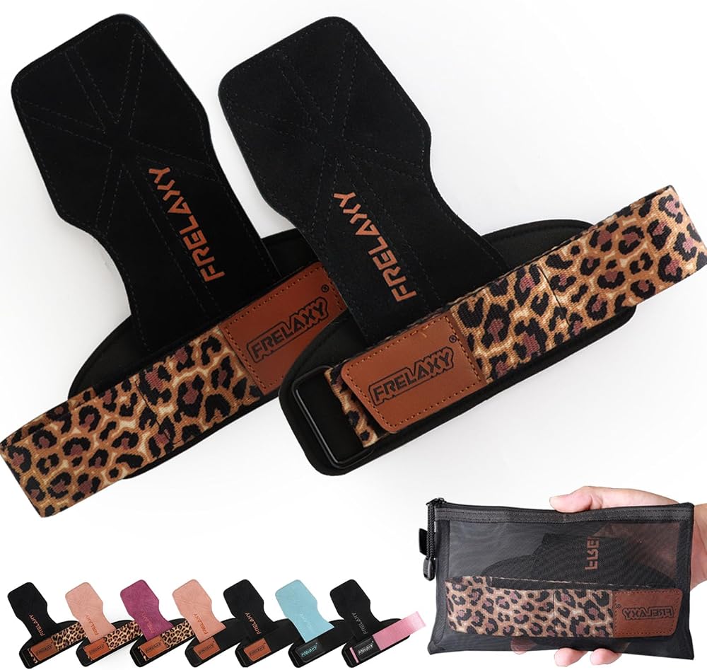 Frelaxy Lifting Wrist Straps for Women and Men, Weight Lifting Grips