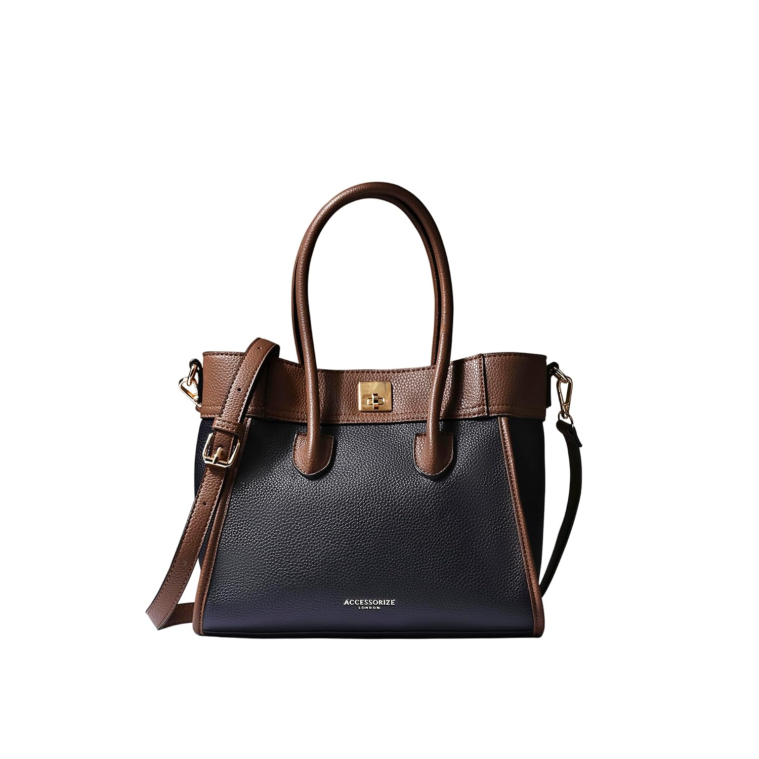 Accessorize London Women's Dual Tone Satchel with Detachable and Adjustable strap | Bags for women | Ladies Purse Handbag|... - Review, Price and Buying Guide