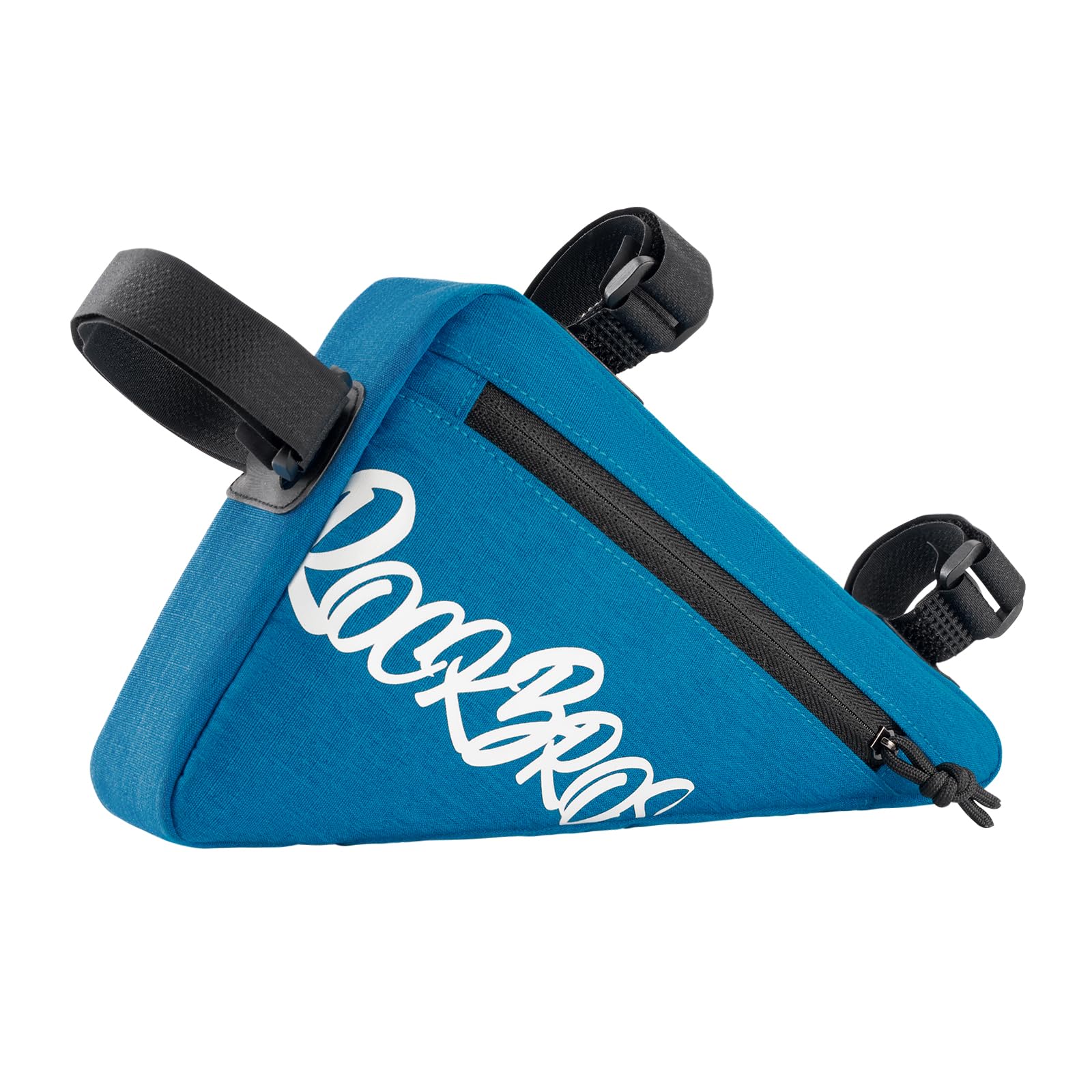 ROCKBROS 2-in-1 frametas, driehoekige frametas, fietsstuurtas, ergonomische tas, reflecterende tas, geschikt voor MTB, racefiets, e-bike, grote capaciteit 1,3 l 0,7 l