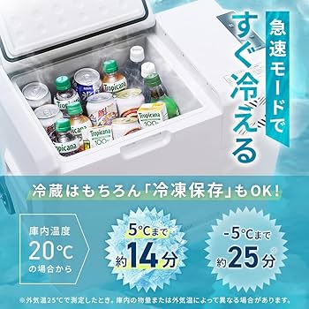 Amazon.co.jp: 【持ち運べる冷蔵庫】 アイリスオーヤマ ポータブル