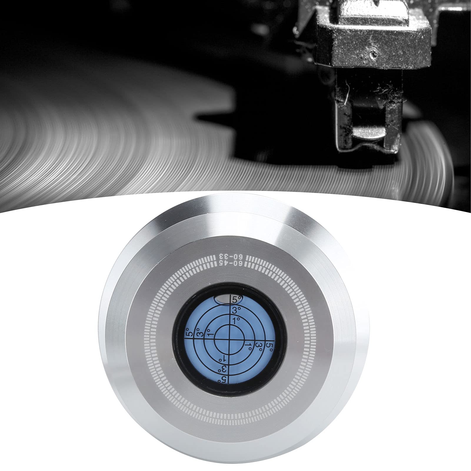 Acouto Stabilizzatore di Peso per Dischi 60Hz Morsetto per Stabilizzatore di Dischi per Giradischi per GiradischiRT632S Argento il Livello e lo di Peso per DischiStabilizzatore di DischiDisco