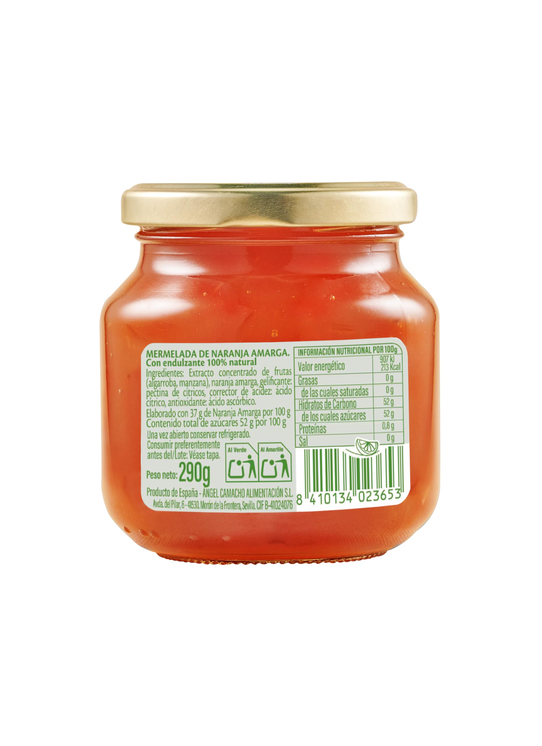 Mermelada de Naranja Amarga La Vieja Fábrica, 290G