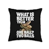 Funny Ball Python Lover Balls Reptile Keeper Snake Owners Throw Pillow