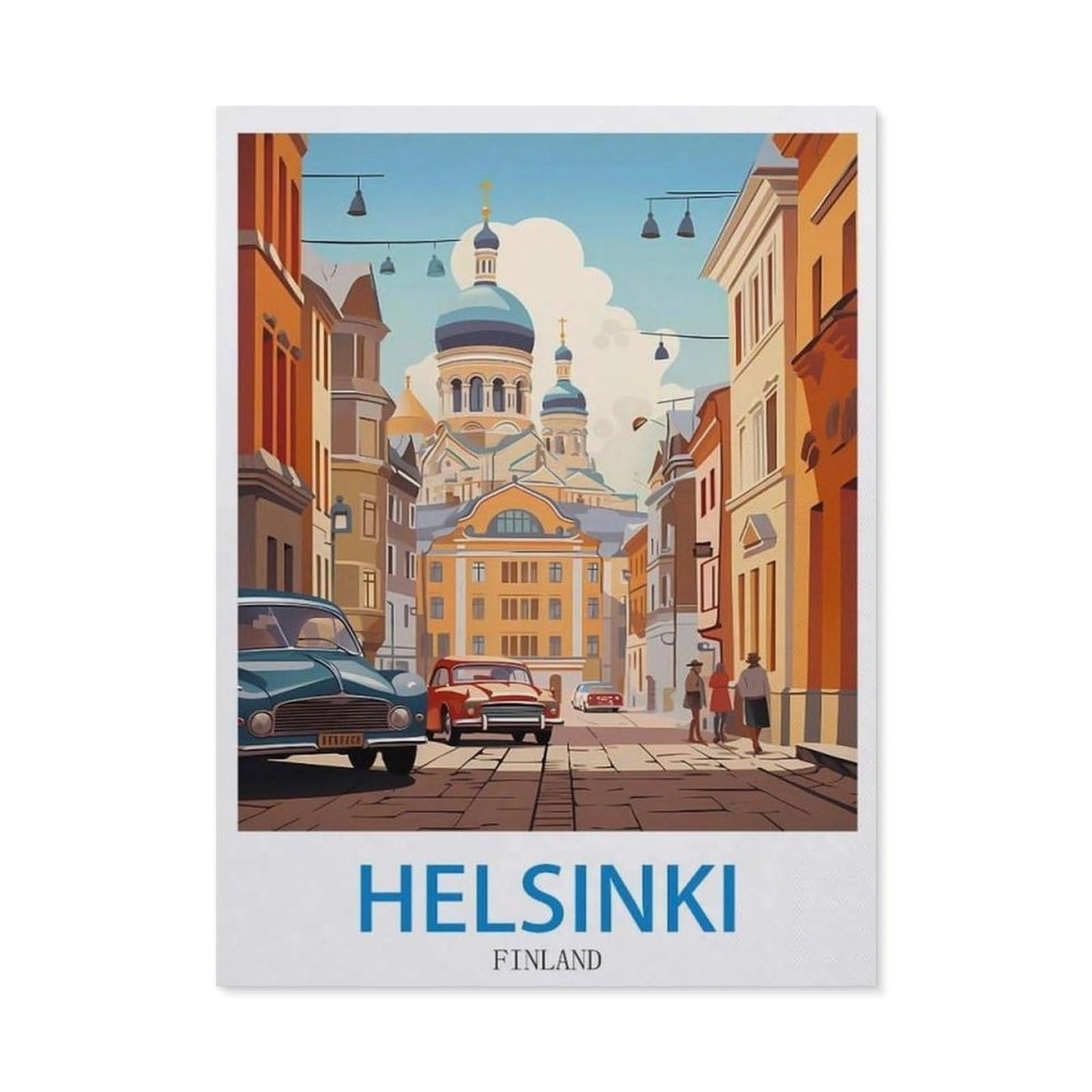 Finland，Funny Tin Sign Retro Metal Sign for Home Farm Toilet Restroom Washroom Wall Decor Gift(15x30cm）6x12 inch-ED89