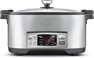 Breville The Searing Slow Cooker, Brushed Stainless Steel, LSC650BSS