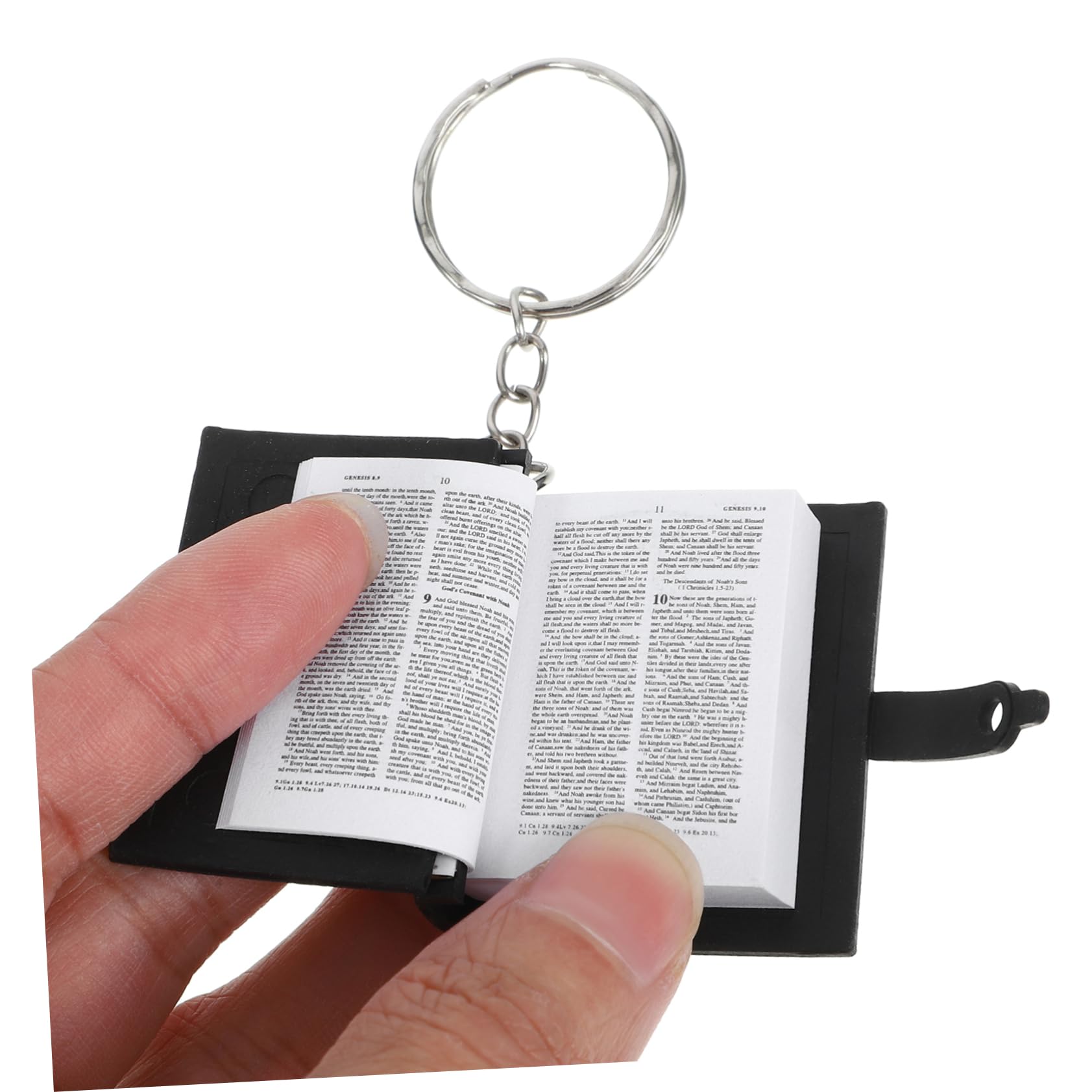 VILLCASE 50piezas Llavero Religioso Biblia Colgante De Metal Accesorio De Fe Para Decoración De Bolsos y