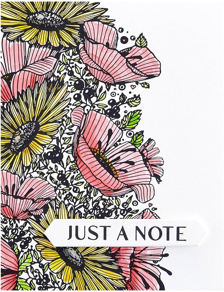 Spellbinders BP-093 Sunflower Border Press Plate