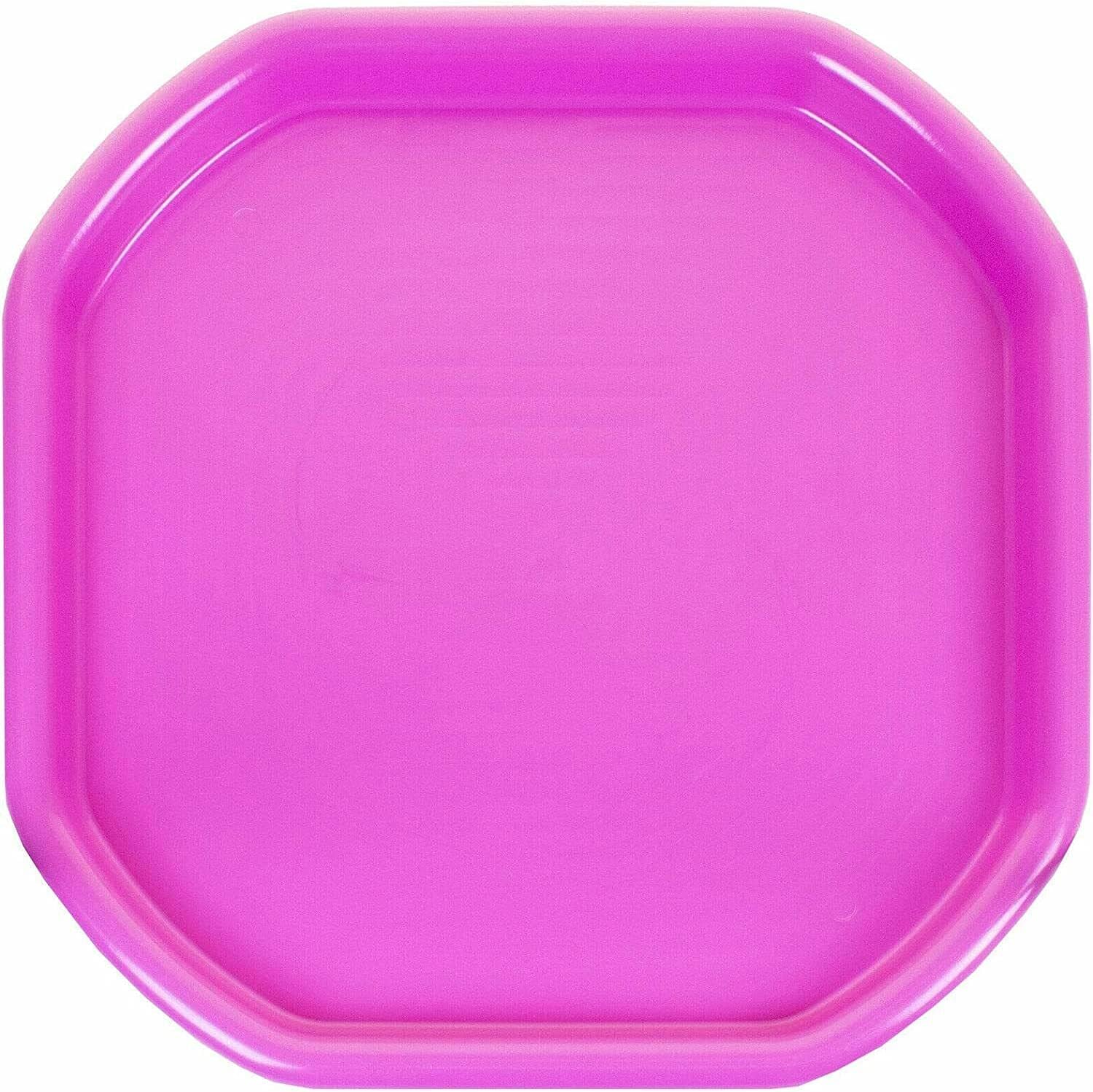 Easy Shopping® COLOUR LARGE/SMALL PLASTIC MIXING TRAY SAND WATER PLAY_BUILDER EQUIMENT Toy Sand Pool Pit Water Game Garden Beach MADE IN UK (Pink, Small)