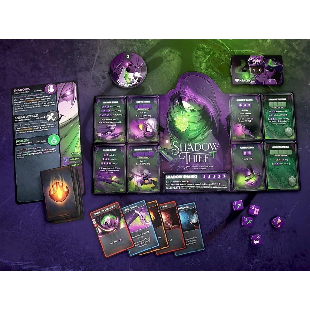 Dice Throne | Dice Throne: Season One - Battle Chest | Juego De Mesa, Combate con Dados Autónomo, 8 Héroes Únicos, Juego por Equipos Y Todos contra Todos | 2-6 Jugadores | 20-40 Minutos