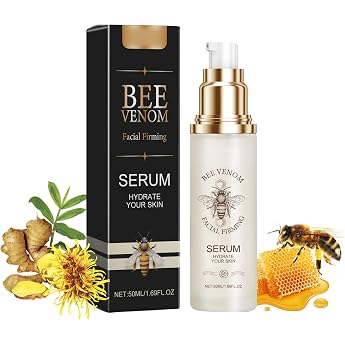 Bee Vonom Bee Venom Serum Face Against Wrinkles - 50 ml Beedrop Anti-Ageing Serum - Bee Venom Cream Pigment Spot Remover Face - Moisture Improve Skin Fading Fine Lines