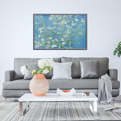 Miniatura 4 de Bristlegrass Rompecabezas de madera de 1000 piezas de Van Gogh famosas pinturas - Autorretrato con sombrero, retrato de Vincent Van Gogh en