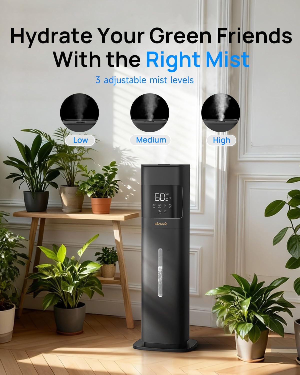 akacozie Humidifier with aroma tray feature