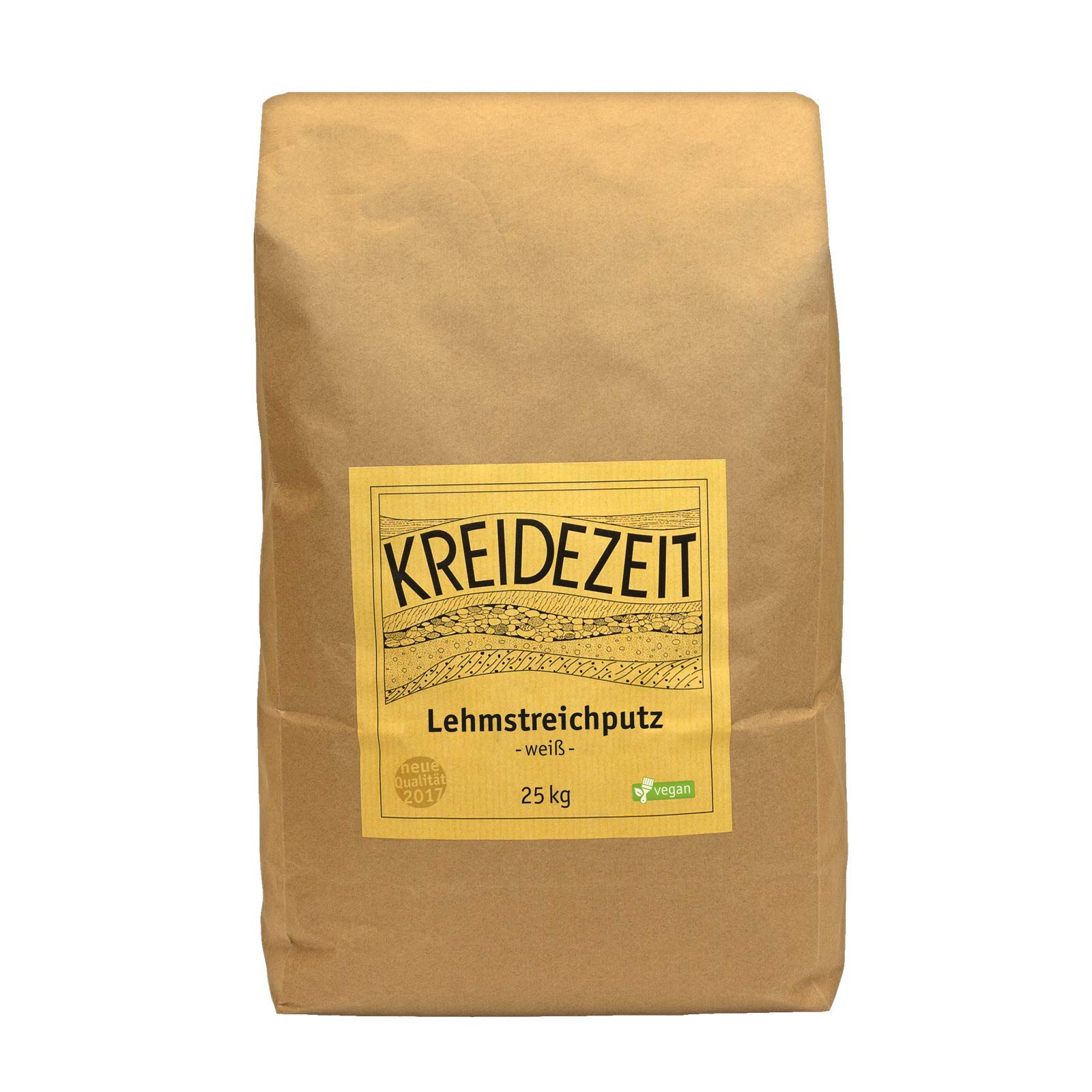 Kreidezeit Lehmstreichputz (25 kg, weiß, Matt, Innen)