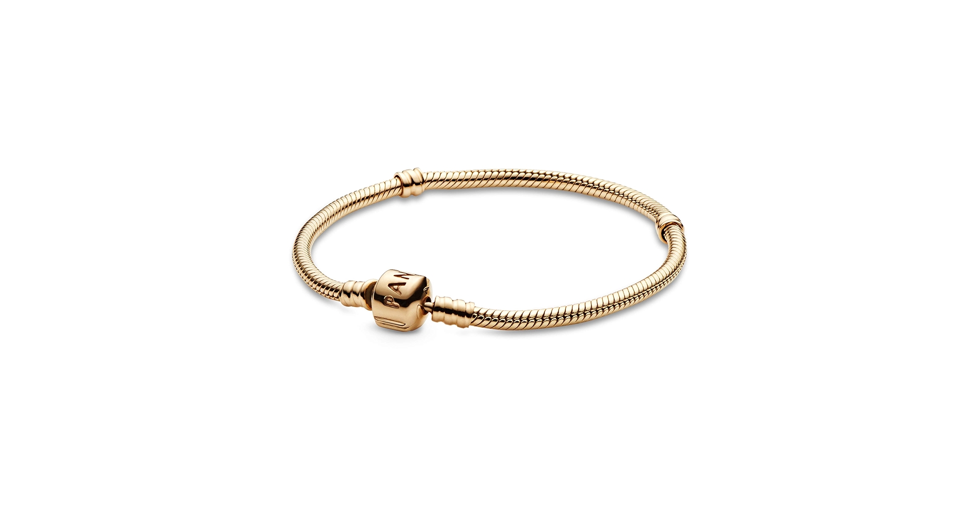 PANDORA パンドラ 585 K14 14K チャーム 二重 ブレスレット PANDORA パンドラ 585 K14 14K チャーム 二重 ブレスレット