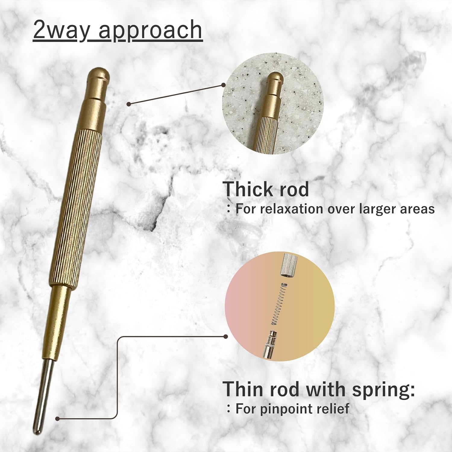 Facial Tool with Built-in Spring, Face Sculpting Tool, Massage Pen, Jawline Definition, Face & Neck Self Care, Stainless Steel Beauty Pointing Tool (Silver Grey)