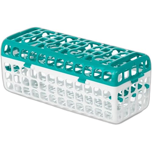 OXO Tot Dishwasher Basket for Bottle Parts & Accessories, Teal, 1 Count (Pack of 1)