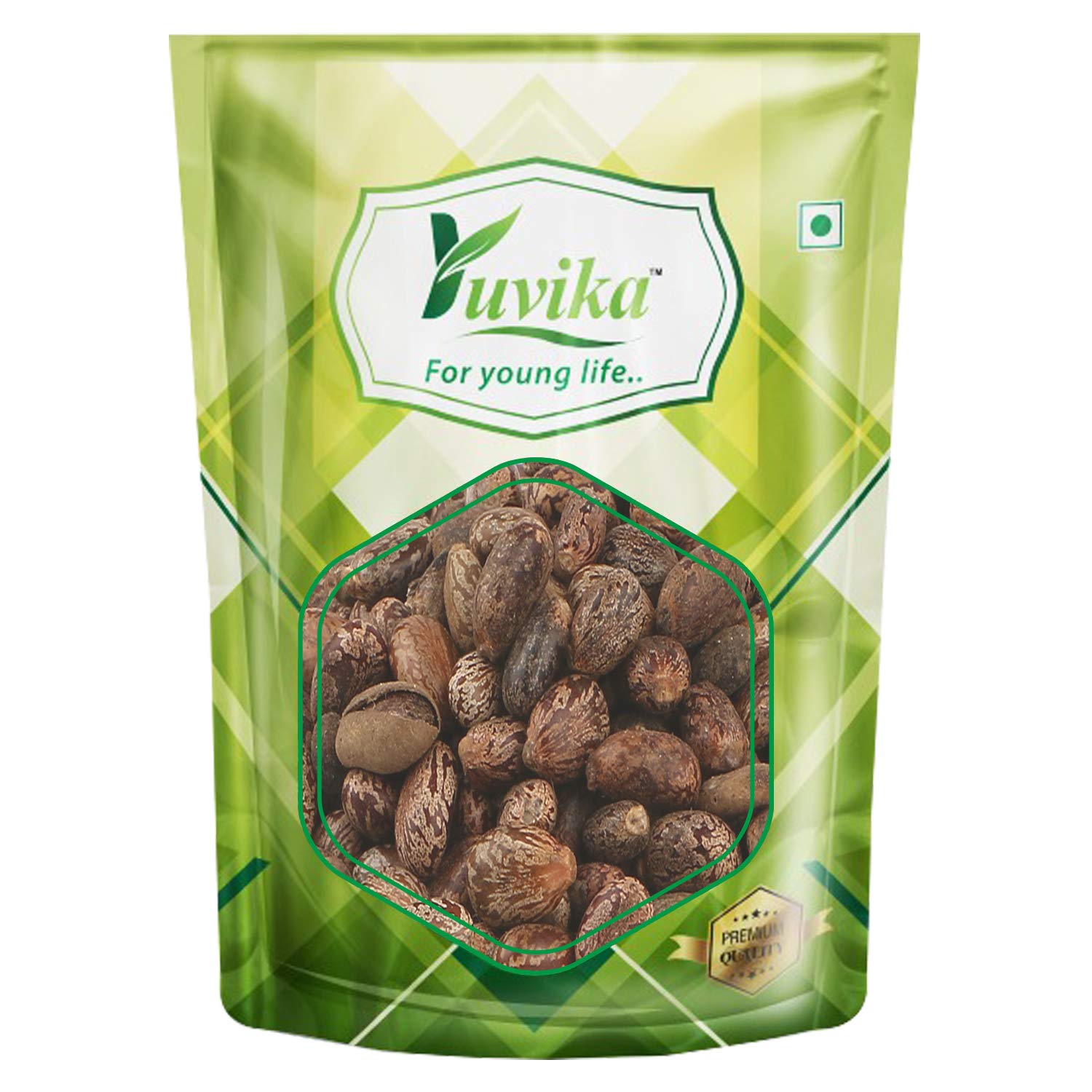 YUVIKA Beej Arandi - Ricinus Communis Linn - Castor Seeds (400 GM)