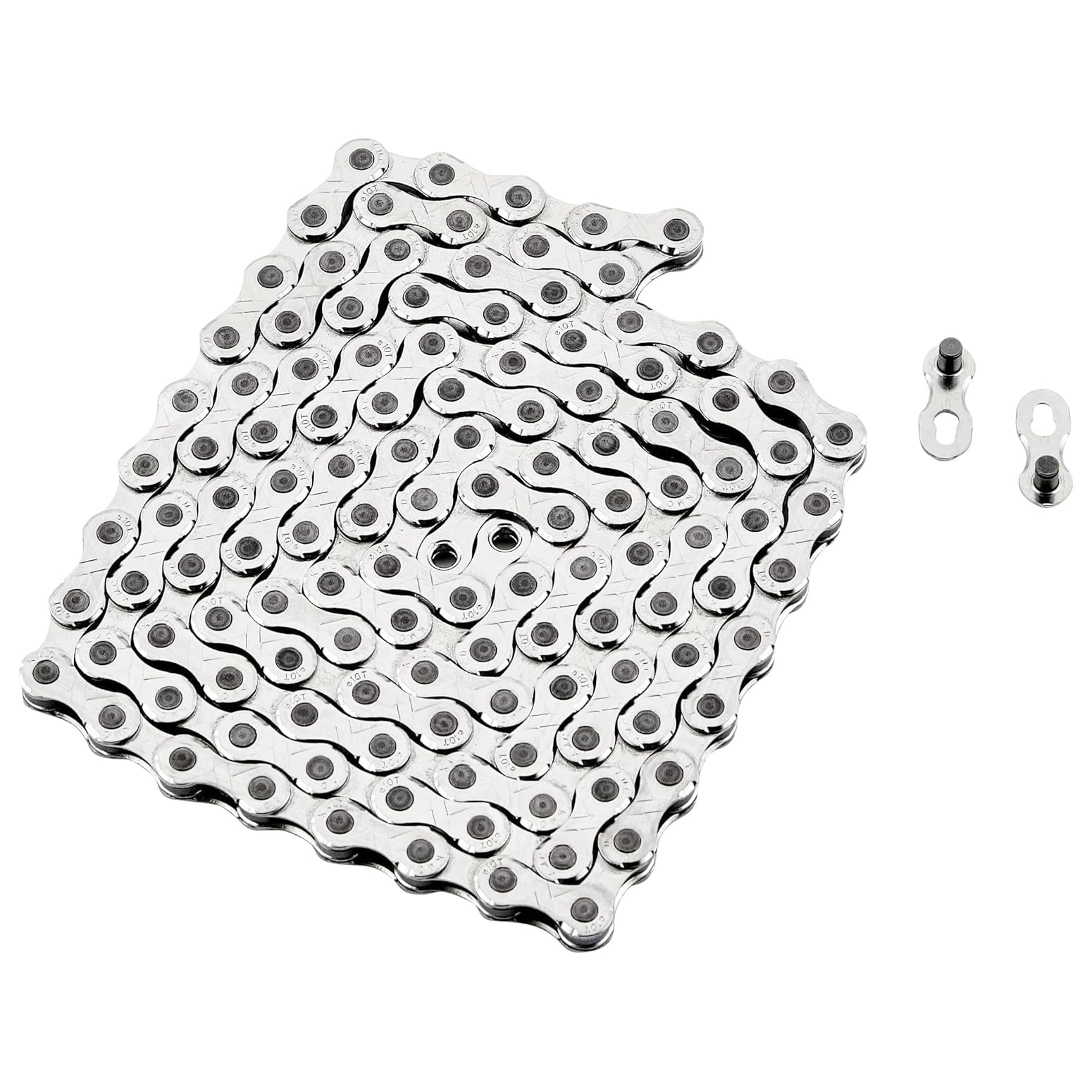 Cadena KMC EBIKE E10 122 ESLABONES 10V. Cromado