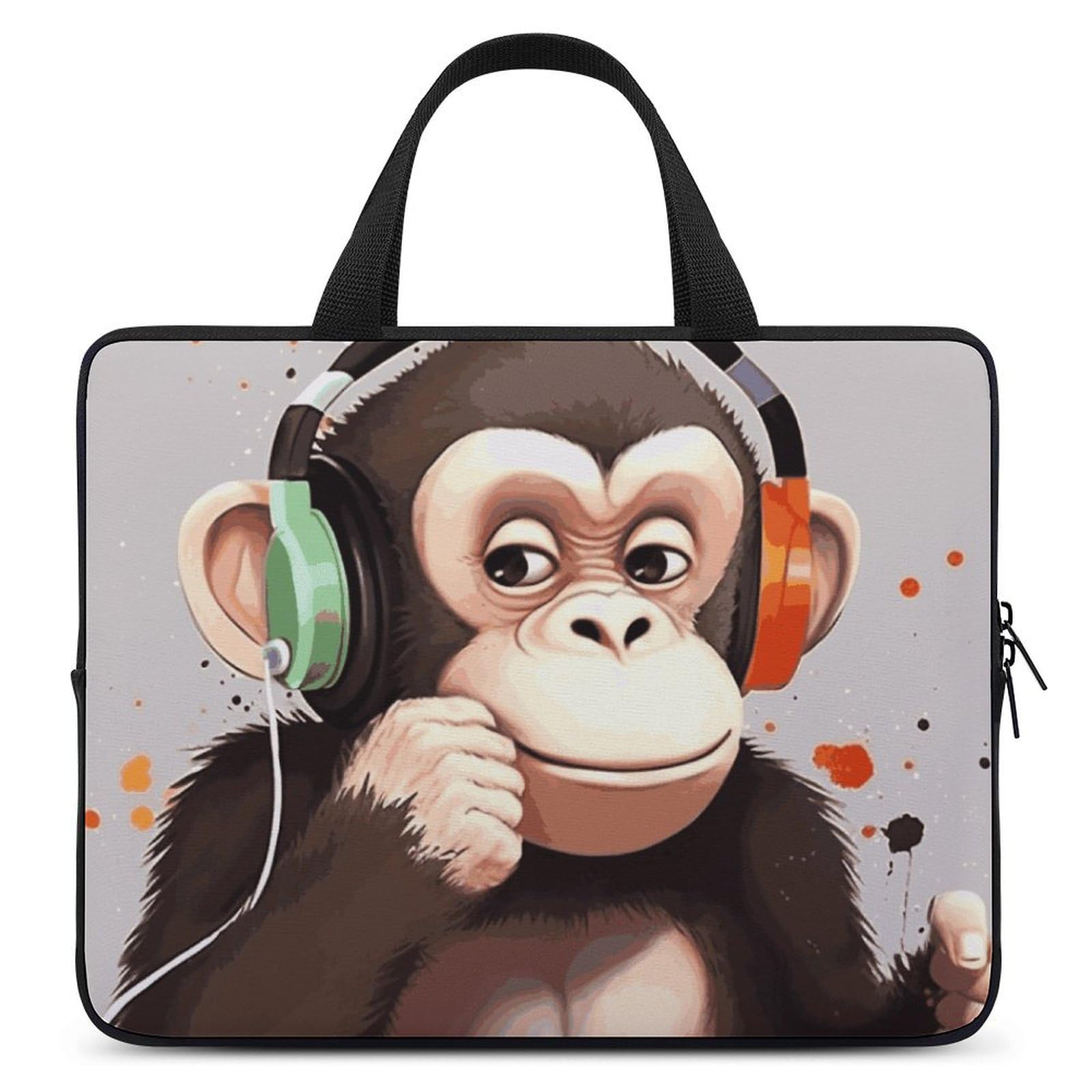 Housse tablette antichoc Music Monkey souple avec imprimé singe - 6