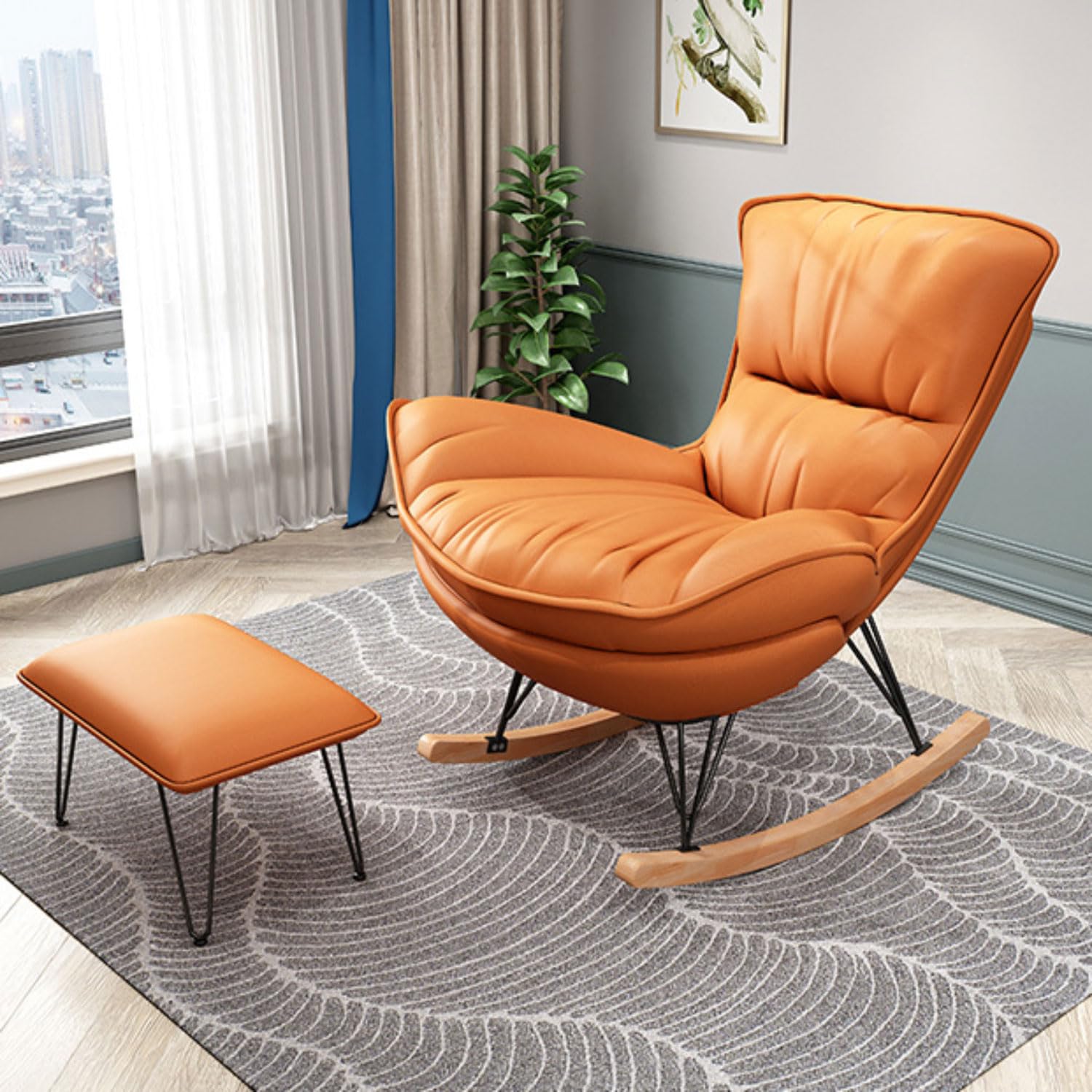 Chaise à bascule de salon pour soulager le dos et relaxer