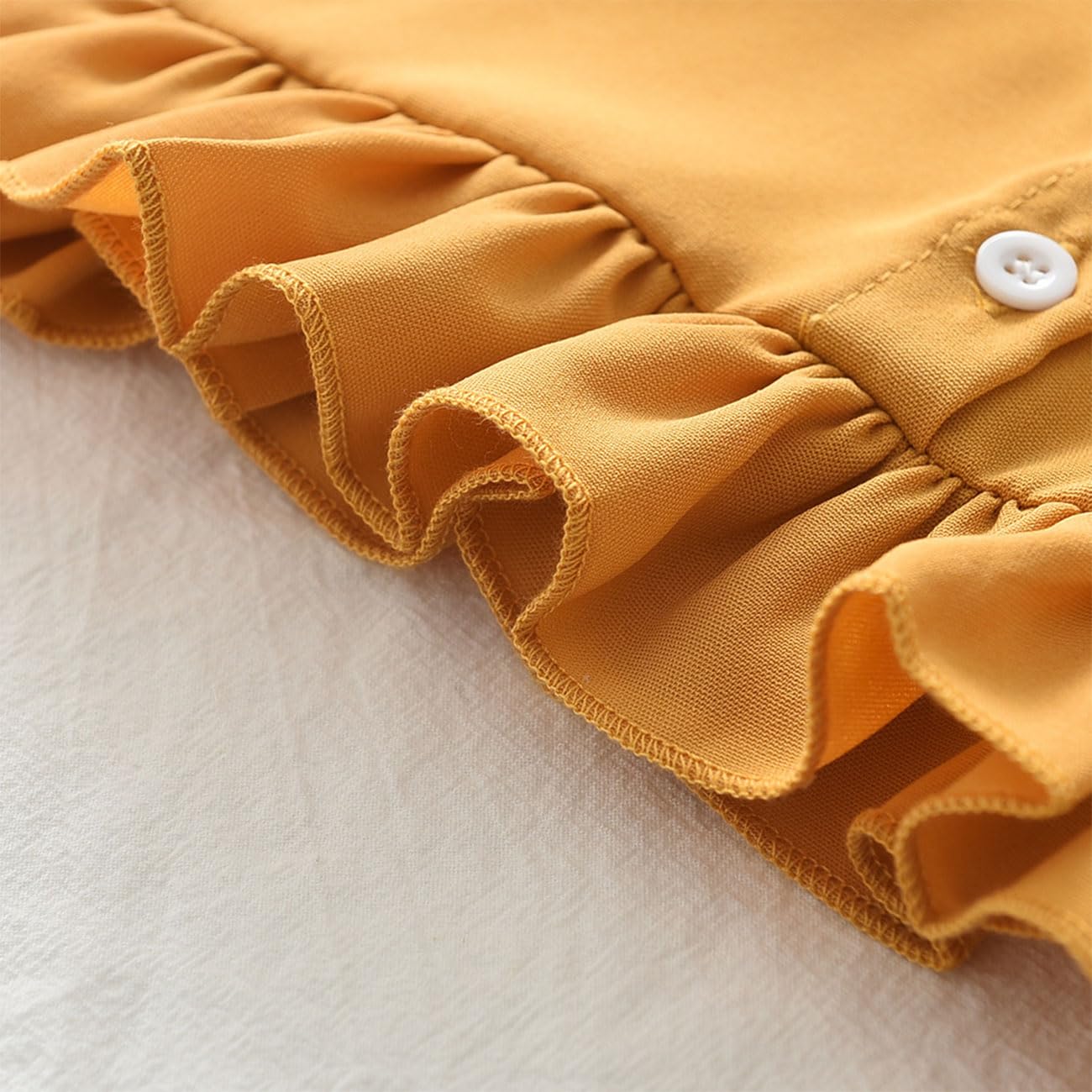 Conjunto de Ropa para Niñas con Top + Pantalones Cortos Florales + Tirantes Ajustables, Camisetas sin Mangas con Volantes, Pantalones con Estampado floral para 3 a 7 Años, Amarillo