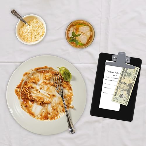 Miniatura 6 de Acrimet Portapapeles Memo tamaño A5 (9 14 "x 6 13") Clip de metal premium (plástico) (color negro) (paquete de 6)