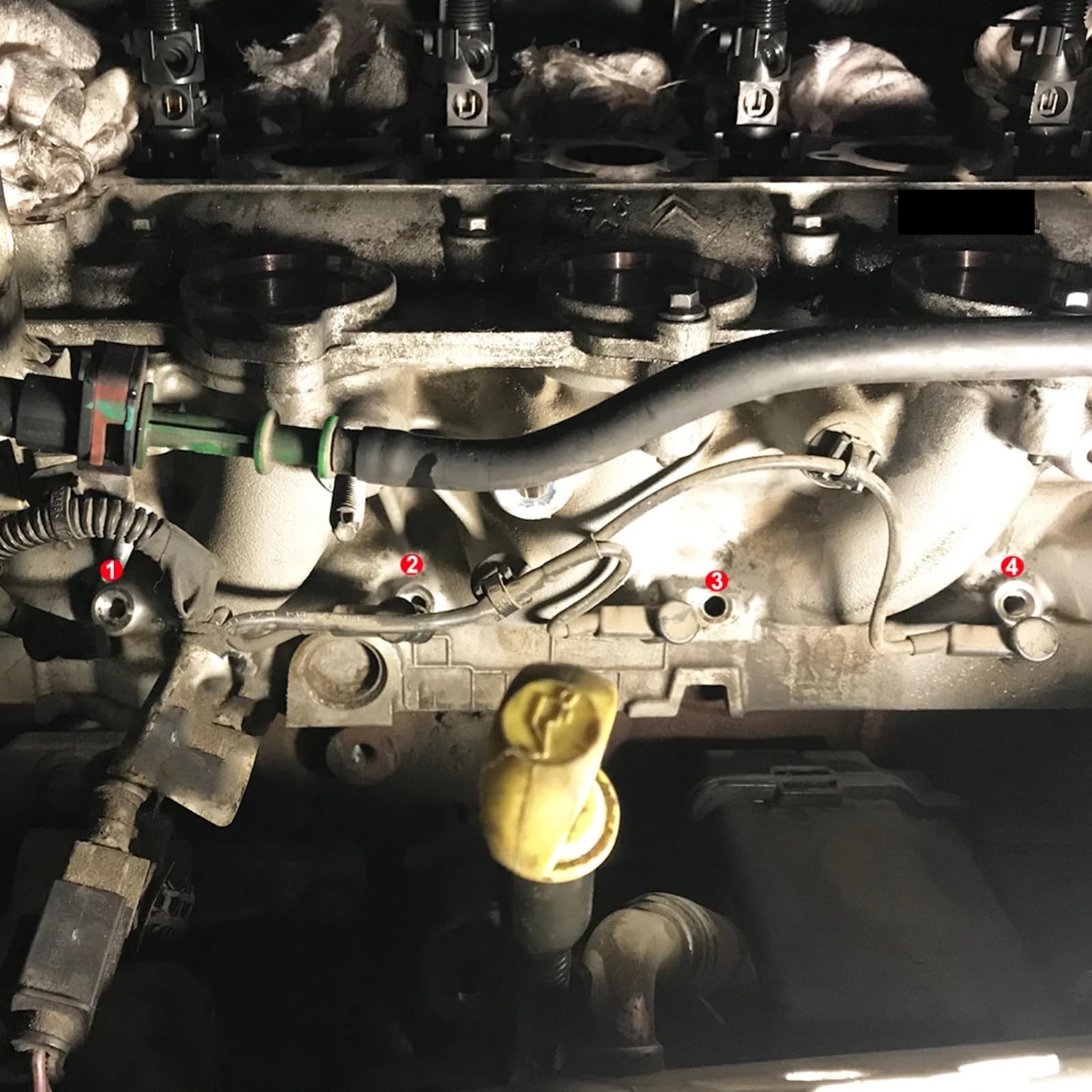 Candelette auto Spina Preriscaldamento Compatibile Con Ford Per Ka + Per Kuga Per Mondeo 2003-2025 Parti Riparazione Preriscaldatore Velocità Candela Accensione