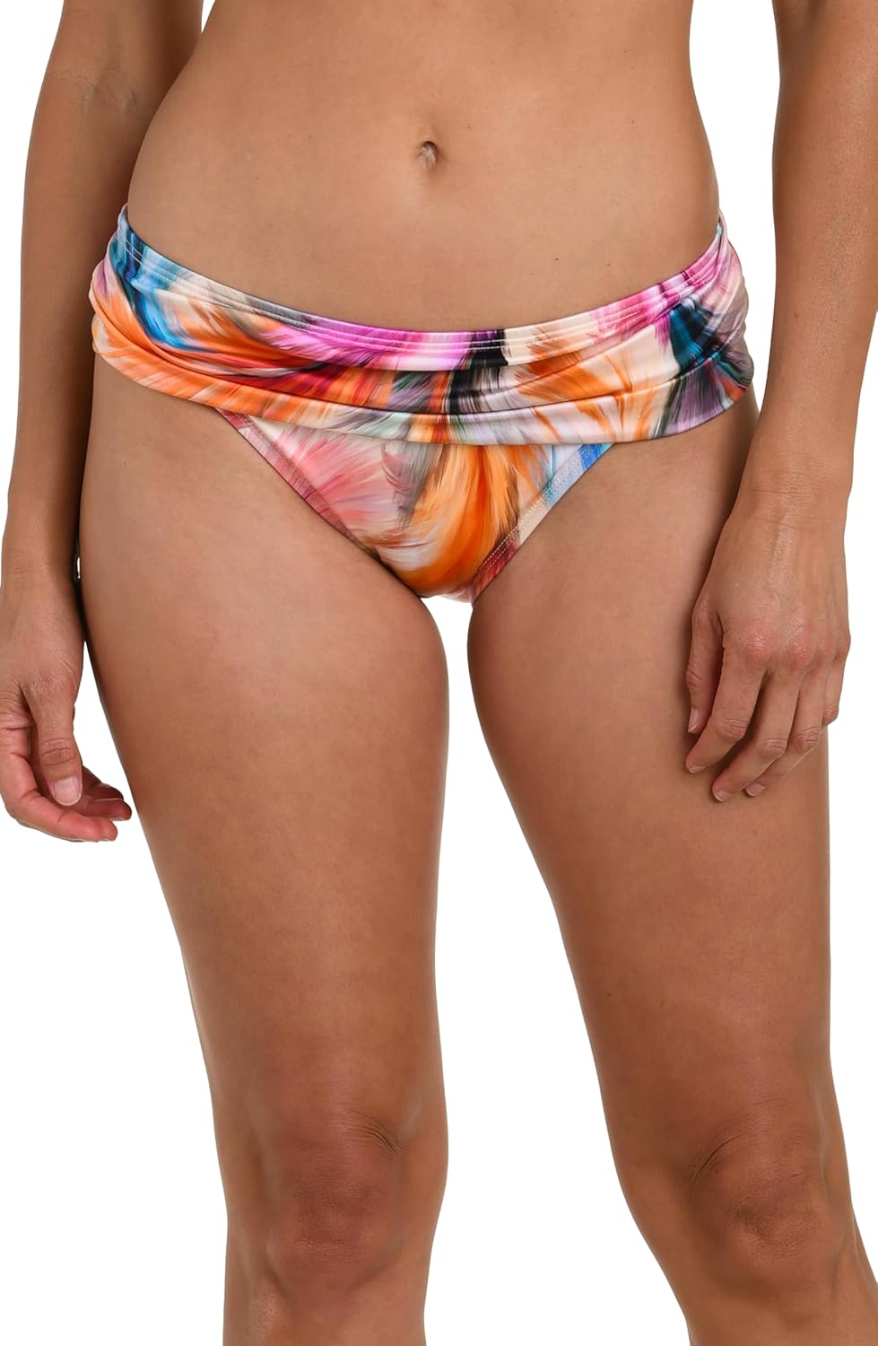 La Blanca Women's Shirred Band Hipster Swimsuit Bottom