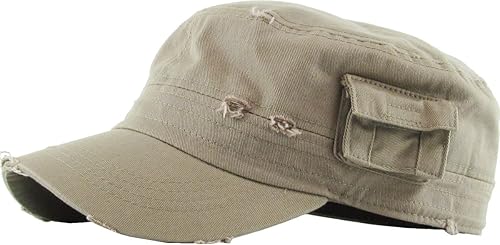 Miniatura 5 de Cadet Army - Gorra de estilo militar básico diario ahora con la versión de bolsillo Stash