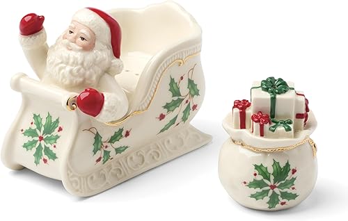 Vista 74 de Lenox 146504510 - Tazón de verduras navideño