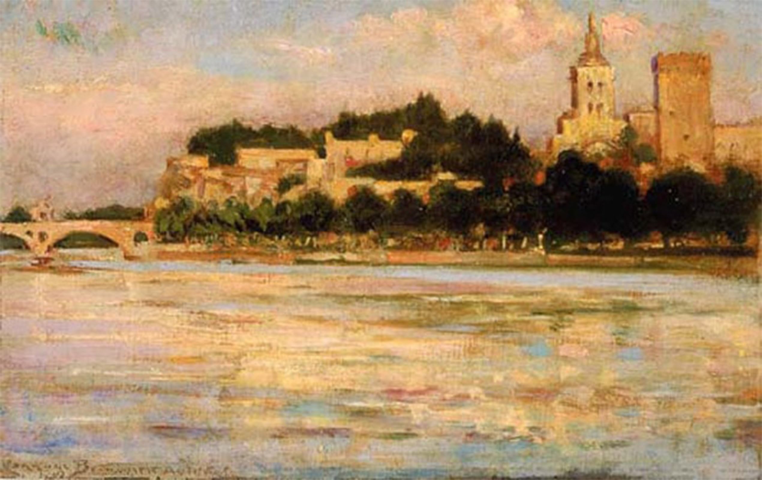 Graffiti Art Mural le Pont d'Avignon - Affiche Carroll Beckwith Déco Maison - 5