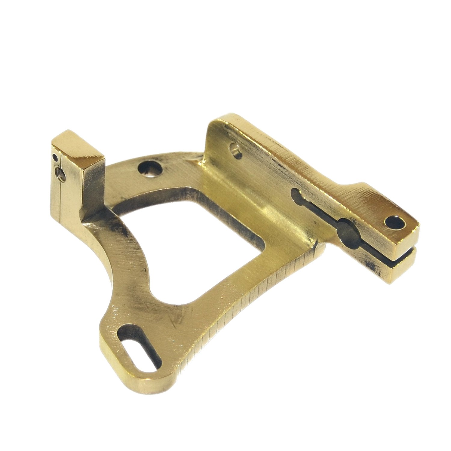 1PC PROFESSIONAL SOLID BRASS COIL TATTOO MACHINE FRAME US 8-32 THREAD COMPATIBLE WITH 1.25 INCH COILS & 1MM YOKE PRECISION WIRE CUT DURABLE FRAME FOR LINER & SHADER MACHINES FB-05