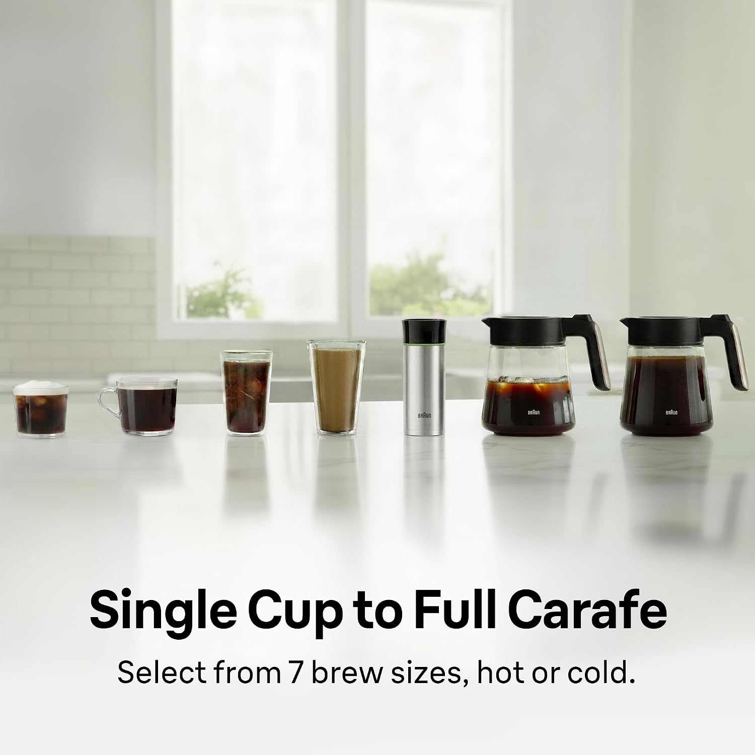Braun OptiBrew Pro 12- Cup Pod Free Drip Coffee Maker