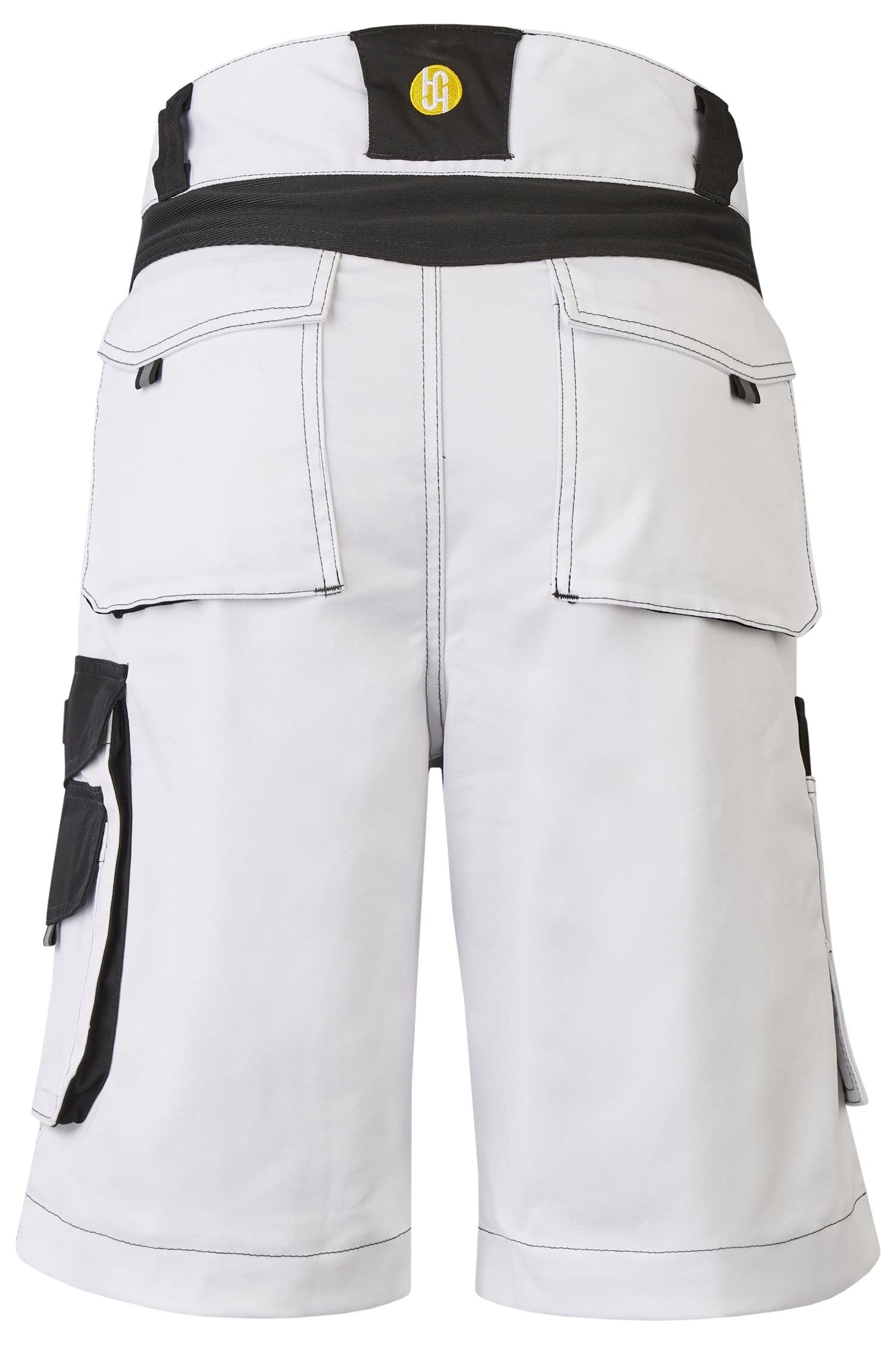 HSW Professional – Pantalones Cortos de Trabajo para Hombre – Pantalones Cortos/Bermudas a la Moda con Bolsillos Variados para Herramientas