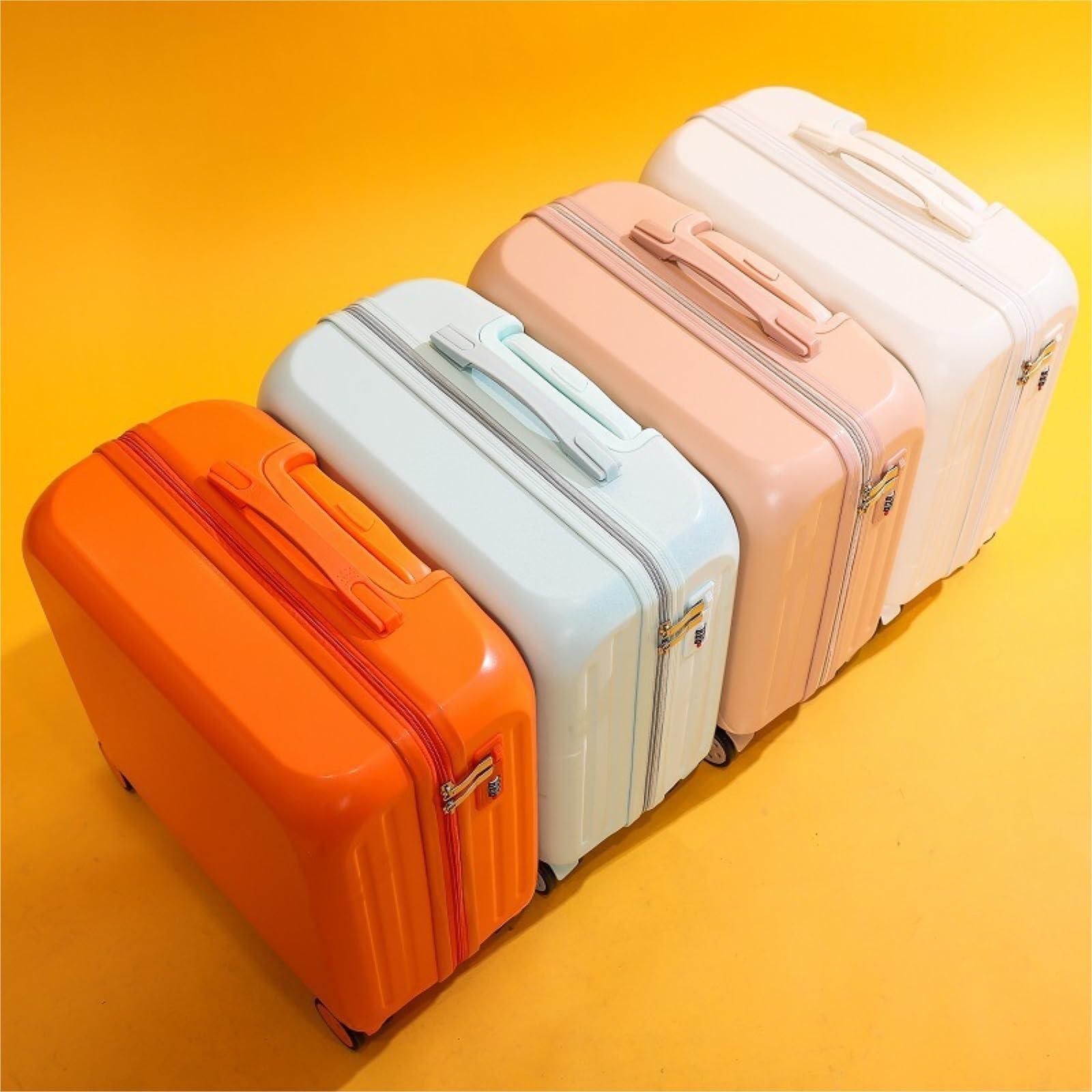 Reisekoffer Kleiner Koffer, Trolley-Koffer, Leichter Koffer, Boarding-Koffer, Universal-Rad, leiser Koffer Weichschalenkoffer (Color : C, Size : 18IN)