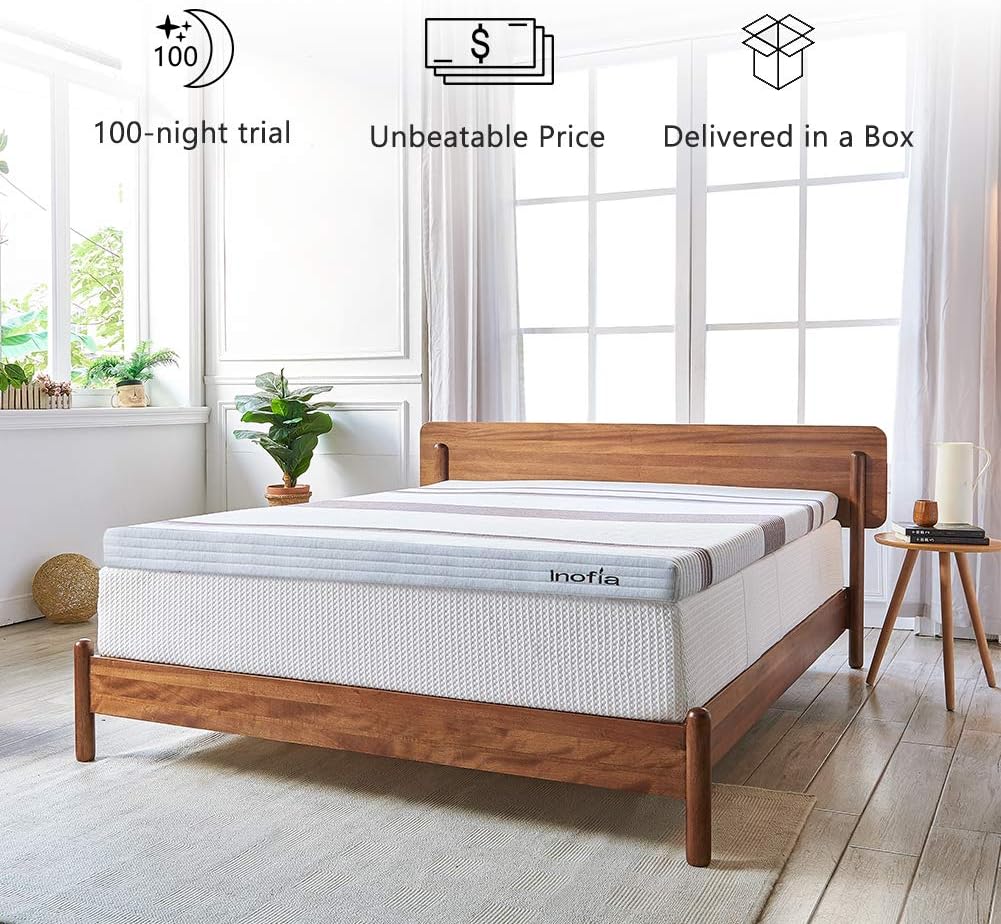 Get Special Price Inofia Mattress Topper 3 Inch Gel Infused Memory Foam Mattress Pad Ventilated Removable Cover with CertiPUR-US Foam (Full) Black Friday 🔥 Inofia Mattress Topper 3 Inch Gel Infused Memory Foam Mattress Pad Ventilated Removable Cover with CertiPUR-US Foam (Full)
