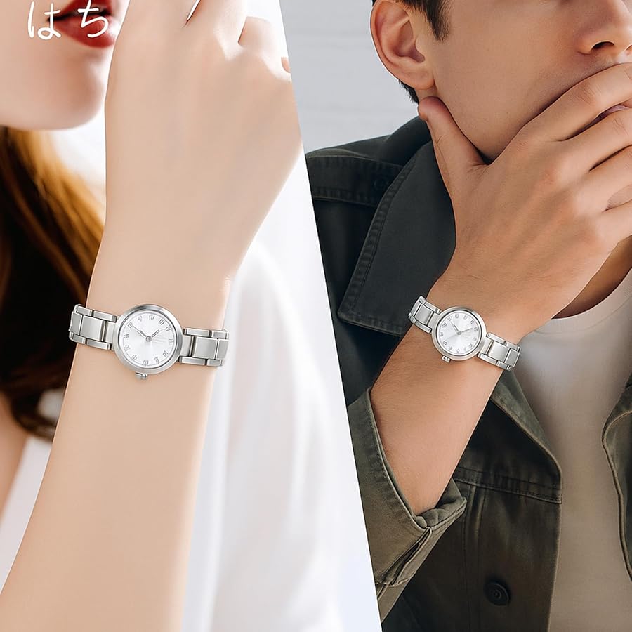 Amazon | はち クォーツ時計とゲルマニウムブレスレット ヘマタイト