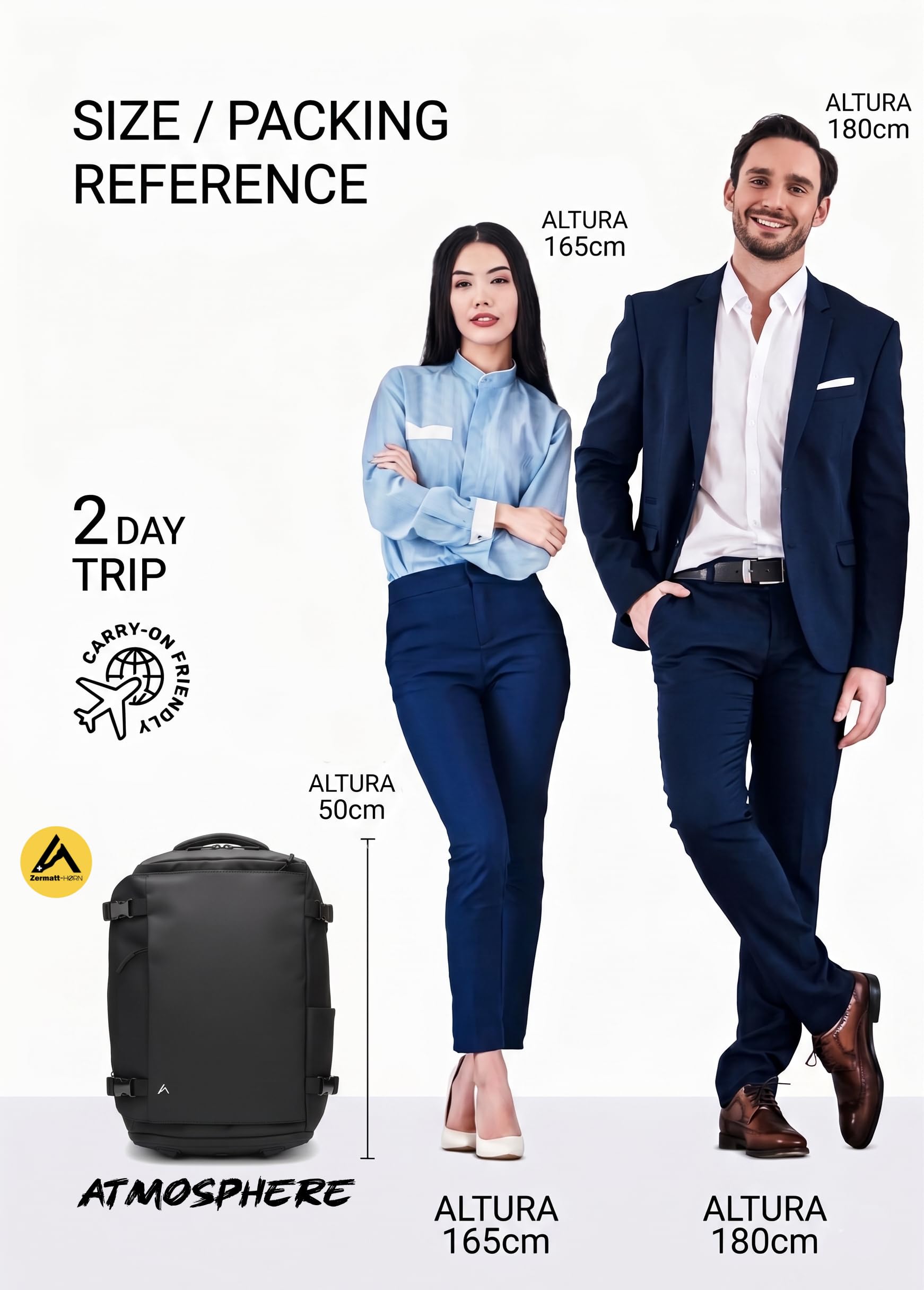 Podróżne plecaki kabinowe samoloty na bagaż podręczny 35 l unisex 50 x 30 x 20 plecak podróżny na laptopa 15-17 cali plecak próżniowy mężczyźni kobiety, Czarny (Black), 35L, Taktyczne
