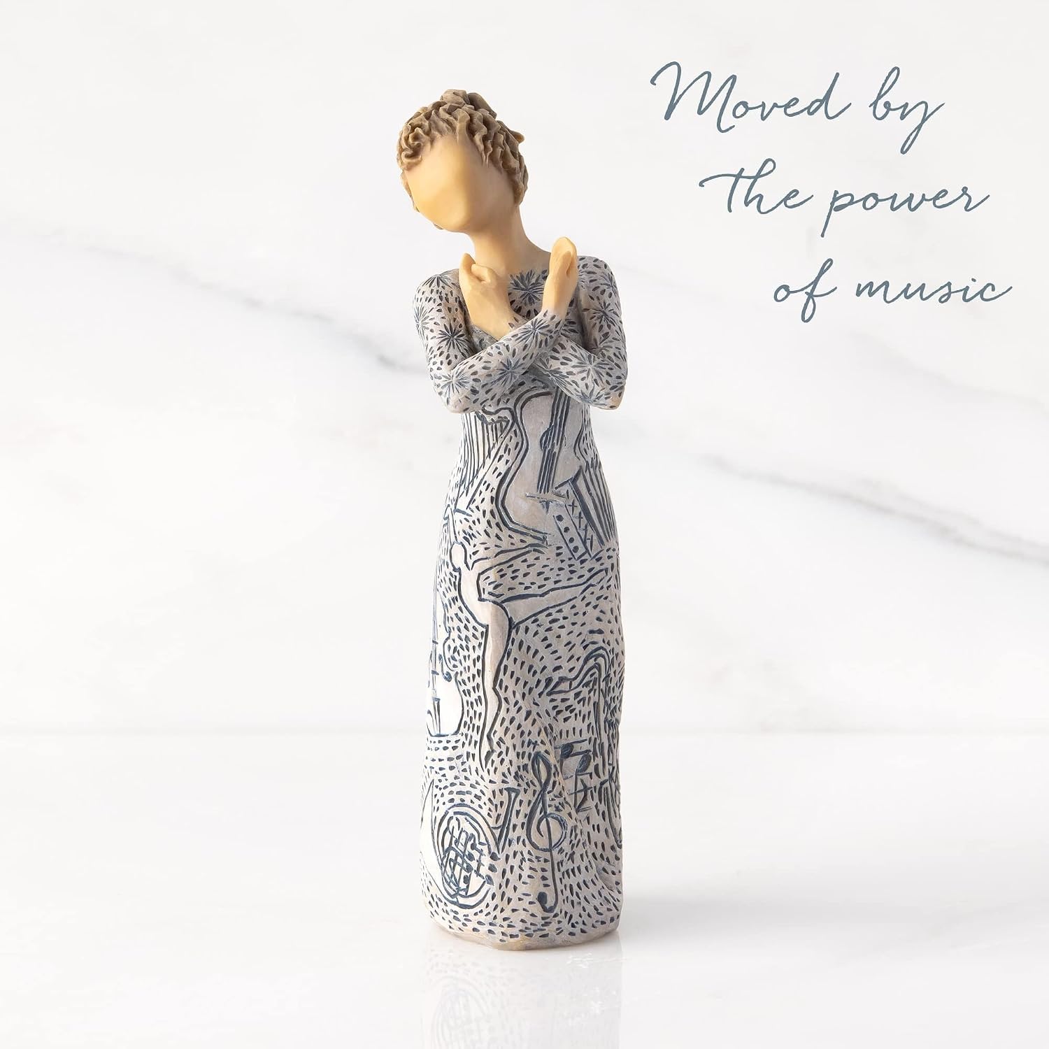 Willow Tree Music Speaks (Lighter Skin), Sculpted Hand-Painted Figure