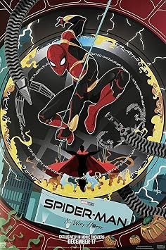Movie Poster SPIDER-MAN NO WAY HOME 1 Sided ORIGINAL Version B MINI SHEET 11 3/8 x 17