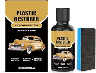 Plastic Trim Restorer for Cars,Ceramic Crystal Coating, Black Trim Restorer,-Restores Faded Plastic & Provides 6-Month UV Protection,Ideal for Car Owners, Exterior Detailing & Trim Care