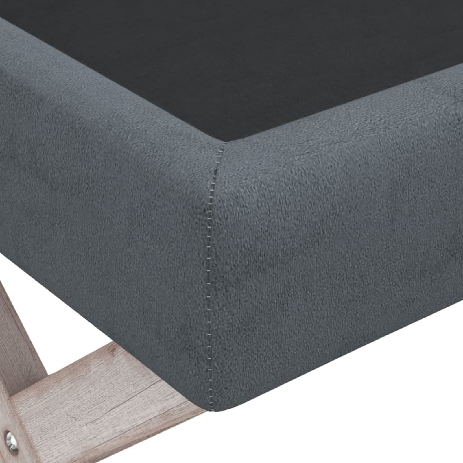 ShGaxin Taburete con almacenaje Terciopelo Gris Oscuro 110x45x49 cm, Taburete Bajo, Taburete Pequeño, Taburete Meditacion, Taburetes De Cocina