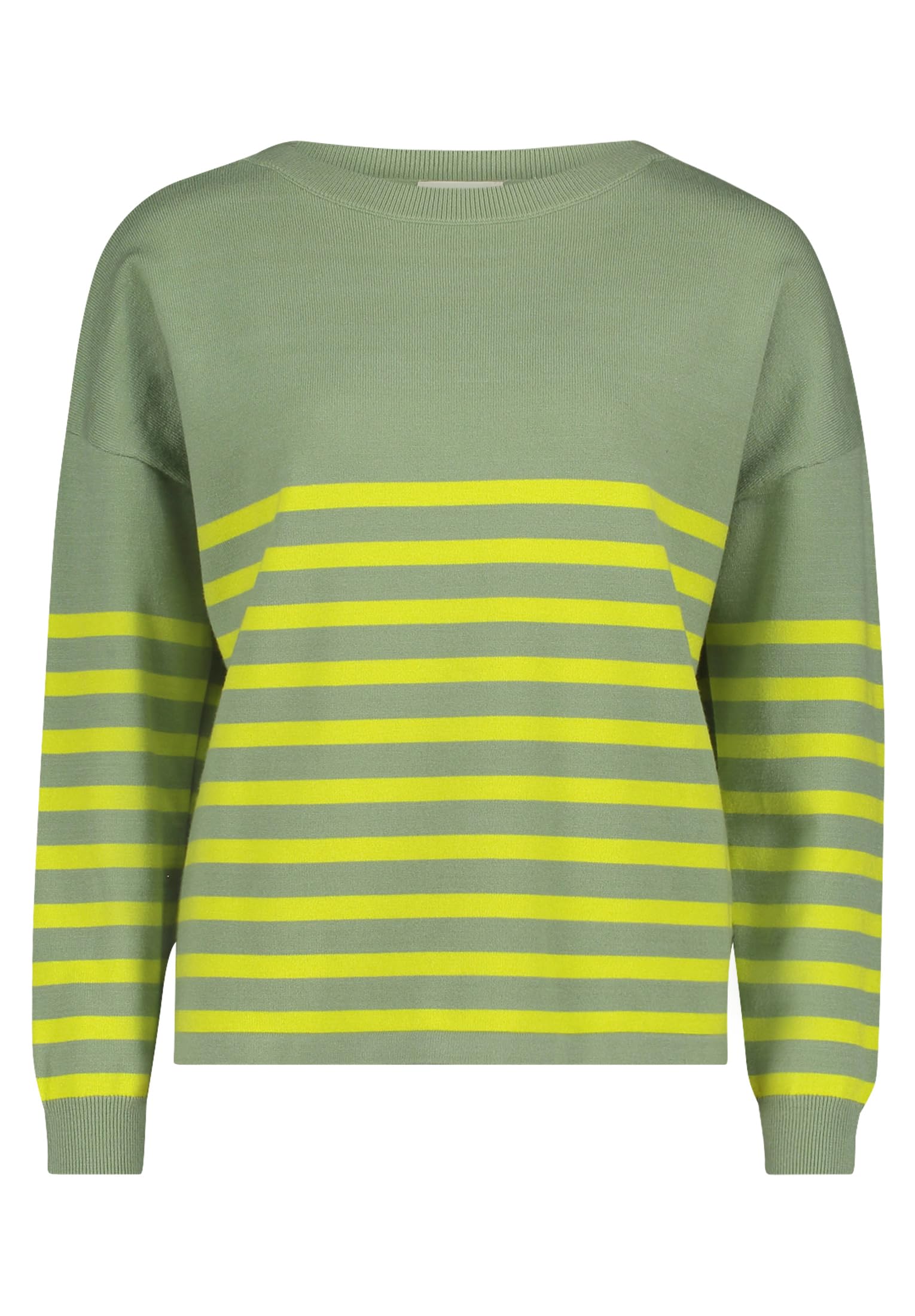 Cartoon Damen Strickpullover mit U-Boot-Ausschnitt