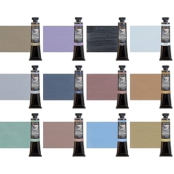Amazon.com: 12 Shades of Grey Artist Oil Colors, Set of 12