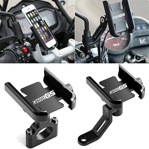 Miniatura 5 de for BMW F650GS F 650 GS Motorcycle CNC Accessories Handlebar Mobile Phone Holder GPS Stand Bracket (Color  Handler Silver)